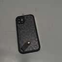 Pretaco for iPhone 11 Pro Max Case, [Black Leather Leopard Print][Fashion Retro Cell Case][2-in-1 with Lanyard] Soft TPU, Shockproof and Anti-Shock, Suitable for Women & Girls