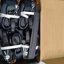 4 Pack Ratchet Straps,Heavy Duty Powersports Tie Downs Load Straps,5208lbs Break Strength 1.5in x 15ft with Safety S Hooks and Soft Loops for Motorcycle Truck Cargo Roof Rack,Break Strength, Black