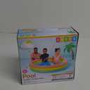 Intex Sunset Glow Inflatable Pool: 58in x 13in - 3 Ring Soft Floor - 73 gal Capacity - Repair Patch Included