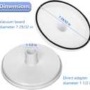 SP1106 Pool Skimmer Vacuum Plate Compatible with Hayward Swimming Pools Skimmers SP1082 1084 1085 1075, Pool Vacuum Skimmer Adapter Cover for Skim Vac Plate In-Ground Pools Skimmers Replacement Parts
