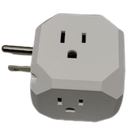 Power up Three Sides Wall Adapter With USB-C & USB-A Charging Ports