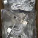 Furniware 10 Pack Full Overlay Soft Close Cabinet Hinges, Speed Control 4D Adjustment Full Overlay Hinge for Face Frame & Frameless Cabinet, Concealed Hardware Clip-On, 45~110 Open Angle