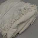 MYSKY HOME Couch Cover for Pets, Beige Couch Covers for 2 Cushion Couch Sofa, Sofa Slipcover Sectional L Shape Chenille Covers for Pets, Throw Couch for Dogs, Kids, 71" X118"