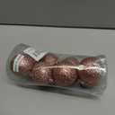 YYCRAFT 24ct Christmas Ball Ornaments 3CM for Xmas Tree Christmas Decorations Shatterproof Hooks Included (Pink, XS)