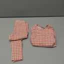 AVAUMA Baby Boys Girls Pajama Set 6M-7T Kids Cute Toddler Snug fit Pattern Design Pjs Cotton Sleepwear (Check.Pink.S) 12