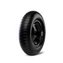 Taifa 14 Inch 2 PC Solid Flat Free Replacement Tires and Wheels 3.50-8 with 5/8'' Bearing, Air Less Wheel for Wheelbarrow/Wagon/Hand Truck/Trolley/Garden Scooter etc.
