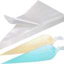 Thickened Piping Bags 18 Inch Disposable Pastry Bags Cake Cupcake Cookies Decorating Bags for Icing and Frosting, Pack of 100