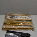 Putros Over The Table Rod Stand with Clamps Gold 13"-42'' Tall 29"-98" Length Adjustable Metal Table Arch Hanging Rod Stand for Party Wedding Anniversary Christmas Decoration