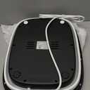 HOSPAN Collapsible Foot Spa with Heat, Bubble, Red Light, and Temperature Control, Foot Bath Massager with 8 Shiatsu Massage Rollers, Pedicure Foot Spa for Relaxation and Stress Relief, Black