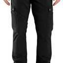 Carhartt Men's Rugged Flex Relaxed Fit Ripstop Cargo Work Pant (40W x 30L, Black)