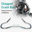 MoKitDora Touring Chopped Engine Guard 1.25" Highway Crash Bar Fit for Harley 2014-Later Road King Street Electra Glide Special FLH FLHT FLHX FLHRXS FLHR Models, Brilliant Chrome