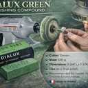 DIALUX One Bar of Green (Vert) Jewelers Polishing Compound Rouge - Paste