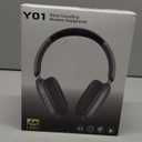 Wentronic Y01 Wireless Noise Canceling Headphones Bluetooth 5.3 Over Ear Headphones with Microphone, Hi-Res Audio, 48H Playtime, Foldable Comfortable Earpads,Compatible with iOS,Android,PC, Space Grey