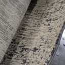 Amber Lewis x Loloi Alie Collection ALE-05 Charcoal/ Beige 5'-3" x 5'-3" Round Area Rug