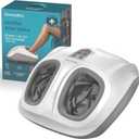 Homedics Shiatsu Air 2.0 Foot Massager with Soothing Heat and Rhythmic Air Compression, 3 Customized Controls and Intensities, Washable Liner, At-Home Kneading Massage Relaxes Feet, 3 Speed Options