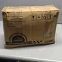 COWVIE 4-Panel 10' x 12' Gazebo Replacement Curtains, Patio Privacy Sidewalls with Double Zipper, Replacement for Outdoor Gazebo Canopy (Curtain Only) (Brown)