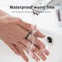 Smart Health Ring Men's and Women's Fitness trackers with Blood Oxygen, Blood Pressure, Heart Rate, Sleep Monitor Step CounterIP68 Waterproof for iPhone and Android, No Subscription Fee, Gold 8