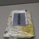 Sheer Curtains 45 Inch Length 2 Panels Set, Floral Patterned Linen Look Semi-Sheer Light Filtering Short Farmhouse Curtains for Bedroom Window, Rod Pocket, Yellow, Each 52 Inch Wide