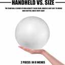 Styrofoam Balls 8 Inch,2PC Large White Foam Balls for Crafts, DIY Craft Giant Foam Ball for Home and School,Smooth Solid Round Ball(Styrofoam-8in-2pc)