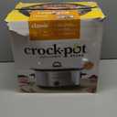 Crock-Pot 7 Quart Oval Manual Slow Cooker, Stainless Steel (SCV700-S-BR), Versatile Cookware for Large Families or Entertaining