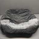 INVENHO Small Dog Bed for Small Dogs, Cat Beds for Indoor Cats Washable, Orthopedic Dog Bed, Warming Soft Calming Sleeping Puppy Bed Durable Pet Bed with Anti-Slip Bottom S(20"x19"x6")