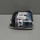 NeColorLife Office Chair Cover,Computer Seat Cover with Armrest Covers, Stretchable Jacquard Desk Chair Slipcover for High-Back Rotating Chair (Medium, Black)