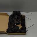 10 PCS Artificial Roses with Long Stems Silk Flowers Realistic Foam Flowers Fake Roses for Valentine's Day Home Wedding Halloween Decor(All Black)