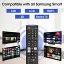 3 Pack Remote for All Samsung TV Remote, Replacement Compatible with All Samsung Smart TVs, LCD, LED, 3D, HDTV, Series TVs