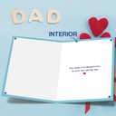 2 x Asmallgf World's Best Daddy Father's Day Card, Funny Sauce Themed, Heartfelt Message Inside, Perfect Fathers Day Decoration Gift for Dad from Son Daughter