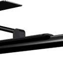 Upgraded Kitchen Paper Towel Holder - One-Hand Tear Under Cabinet Stick-on Towel Rack for Hanging Paper - First Apartment Essentials Wall Mount Self Adhesive Stainless Steel Rack Fits Black