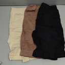 INNERSY Women's Slip Shorts for Under Dresses High Waisted Summer Shorts 3-Pack (Black/Cafe/Light Beige), S
