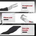 3 x Automotive Electrical Terminal Connector Separator Removal Tool,2-in-1 Straight & Bent Head Electrical Disconnect Pliers with Non-Slip Grip,Durable Steel Connector Removal Tool