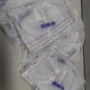 5 Packs Urinary Leg Bags 1000ml Urinary Drainage Bags with Easy Drain T Tap Switch and Anti-Reflux Valve Night Bags Easy Flip Drain Urine Bag