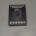 UV Tempered Glass Screen Protector for Apple Watch Series 11/10 42mm,Tempered Glass Curved Full Coverage Watch Screen Protector, Bubble Free S creen Protector for iWatch 11/10 42mm (3 Pack)