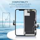 EXW for iPhone 12/12PRO Screen Replacement 6.1" Full HD LCD Display Digitizer, Quality Touch Screen with Repair Tools, Waterproof Seal Compatible with A2172, A2402, A2404,A2403, A2341, A2406, A2408