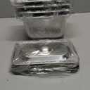 Hotel Pan With Lid 1/9 Size - 4" Deep 4 Packs Stainless Steel Food Pan for Steam Table, Commercial Restaurant, Anti Jam, Buffet