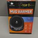 Coffee Mug Warmer - Fastest Heating & Highest Temperature, Coffee Cup Warmer for Desk Auto Shut Off, 4 Temp Settings & 1-12H Timer, Smart Electric Beverage Warmer for Coffee, Tea (Black)