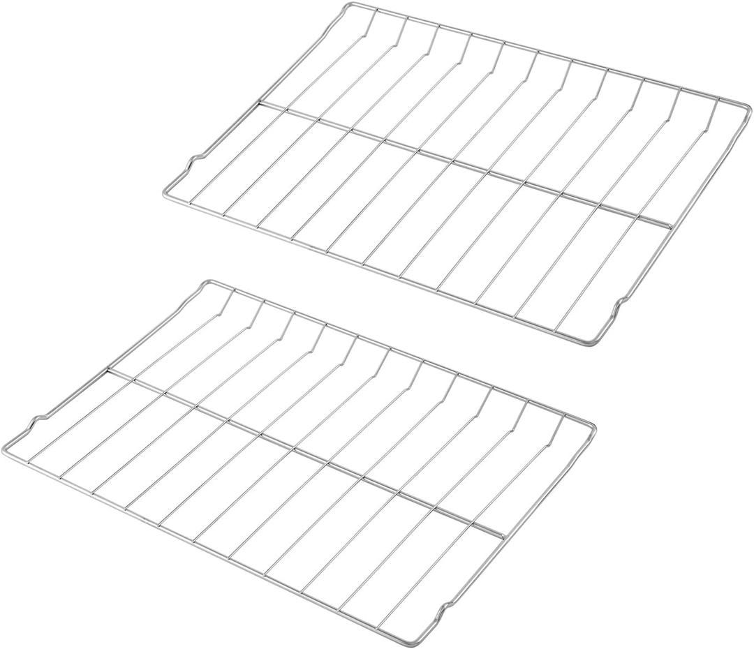 316067902 Oven Rack Stove Replacement Parts for Frigidaire Gas Range Oven Parts 316069800 Frigidaire Kenmore Gallery Oven Rack-Flat 304 Stainless Steel Range Oven Wire Rack Accessories 2 Pcs