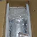 5 inch Dryer Vent Cover Outside Exhaust Vent Wall Vent Hood with Screen and Damper,Outdoor Dryer Vent Cover Cap for Range Hood/Kitchen/a c Duct Air Ventilation,Galvanized Steel,White