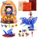Smashers Dino Egg Hunt by ZURU, Light-Up Fire Breathing Dinosaur Themed Treasure Hunt Toy, Collectable Toy for Boys and Kids (Giganotosaurus)