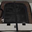 DONORO Dog Kennels and Crates for Medium Dogs, Portable Pop Up Indoor Pet Cage with Sturdy Wire Frame, Collapsible Travel Crate Soft Sided Cat Bag Escape Proof (Brown, 32.0" L x 21.0" W x 26.0" H)