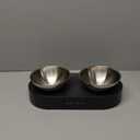 PETKIT Raised Dog Cat Food Bowl 304 Stainless Steel, Elevated Pet Food and Water Bowl Dishes, Elevated Cat Bowls, Non-Slip Tilted Cat Bowl No Spill