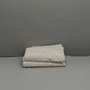 MIULEE Pack of 2 Corduroy Decorative Throw Pillow Covers 26x26 Inch Soft Boho Striped Pillow Covers Spring Modern Farmhouse Home Decor for Sofa Living Room Couch Bed Cream White