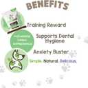 Nature Gnaws Beef Gullet Chews for Large Dogs 9-10" (50 Count) - Natural Beef Jerky Stick Dog Chew Treats - Rawhide Free