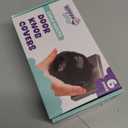 Door Knob Safety Cover for Toddlers (6 Pack) Hard-to-Remove Dual-Lock Door Handle Covers for Toddlers - Reusable Baby Proof Door Knob Locks - Installs Easily, No Tools Needed (Black)