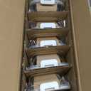 [10-Pack]Glass Meal Prep Containers with Lids, MCIRCO Glass Food Storage Containers with Snap Locking Lids, Airtight Lunch Containers, Microwave, Oven, Freezer and Dishwasher, White