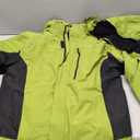 FREE SOLDIER Men's Waterproof Ski Snow Jacket Fleece Lined Warm Winter Rain Jacket with Hood Fully Taped Seams (Medium)