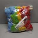 KaloKalo Macrame Wall Hanging Extra Large Handmade Tapestry Boho Decor Natural Cotton Rope Ball Textile Fiber Yarn Colorful Wall Art for Livingroom Bedroom Wedding Party 35.4" L by 33.8" H - Rainbow