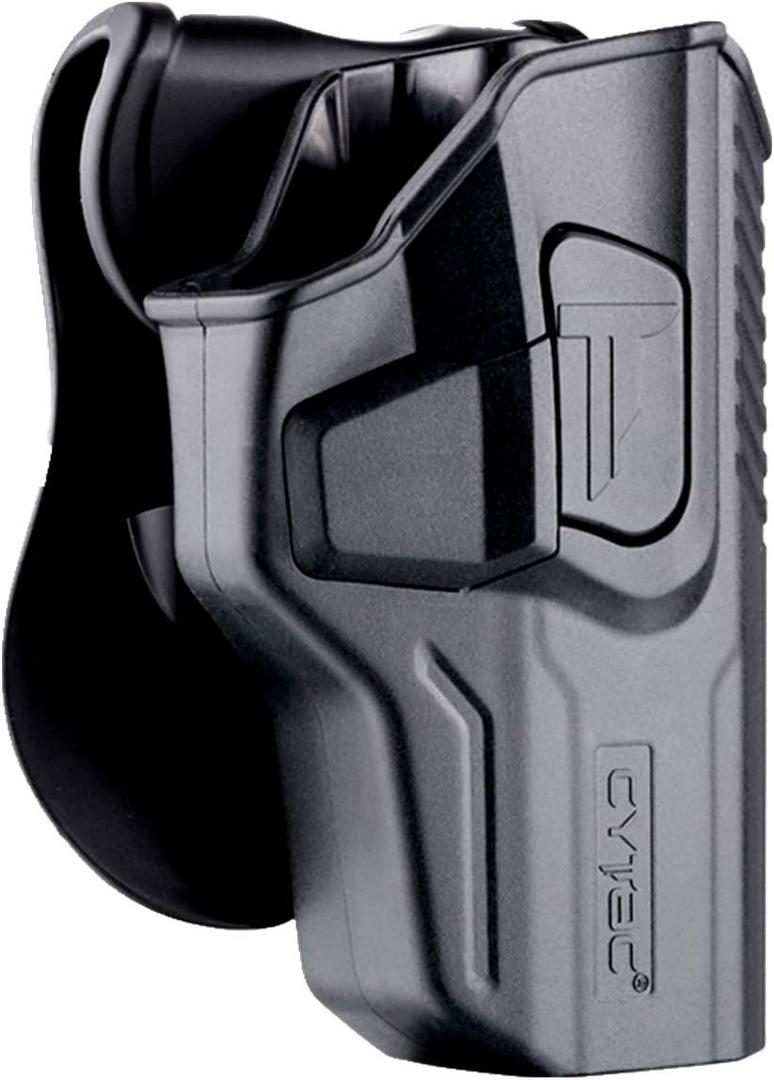 OWB Holster for Walther PPQ M2 4" / PPQ M1 4" / PPQ M2 SC - Index Finger Released | Adjustable Cant | Autolock | Outside Waistband Carry | Silicone Pad Paddle | Matte Finish -Right Handed
