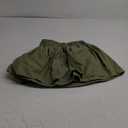 Bed Skirt Green Solid Color Bed Skirt 16 Inch Drop Dark Olive Elastic Wrap Around Bed Skirt Dust Ruffle for King Size Bed